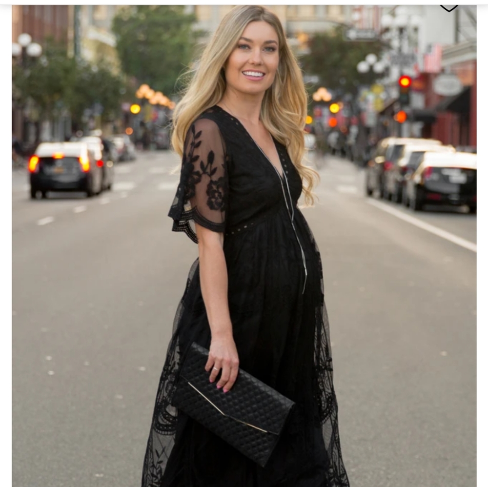 Black Maternity dress